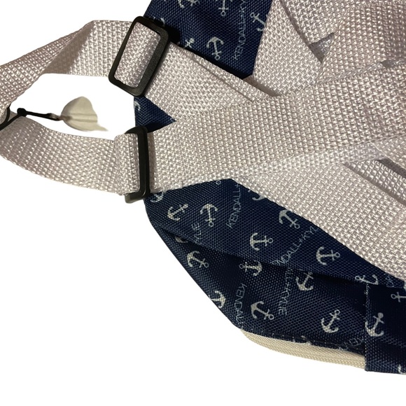 NWT Kendall + Kylie Anchor Nautical Allover Print Mini Tiny Makeup Sack Backpack - Picture 8 of 12